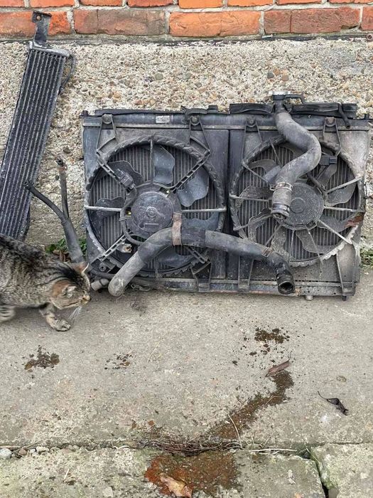 Вентилятори і радіатор на Hyundai Santa Fe 2006-2010