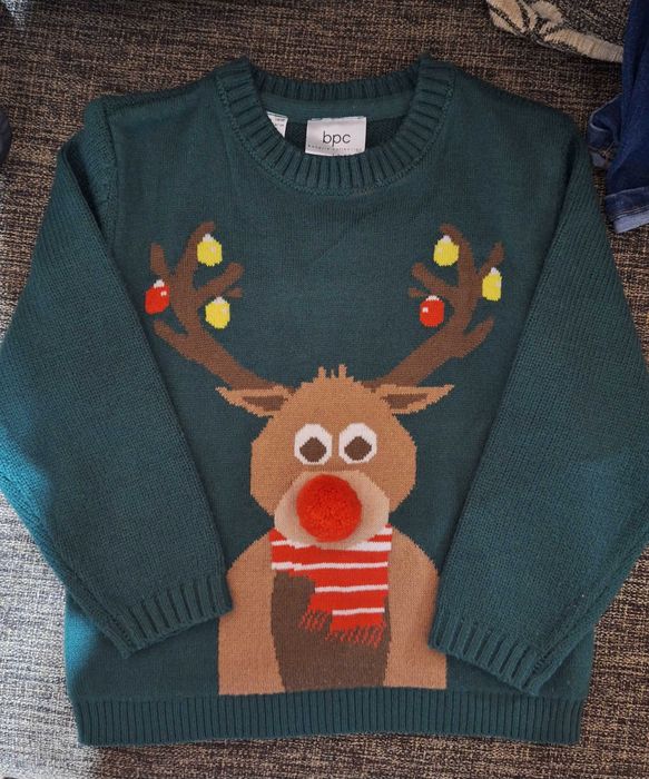 Sweter świąteczny renifer 122