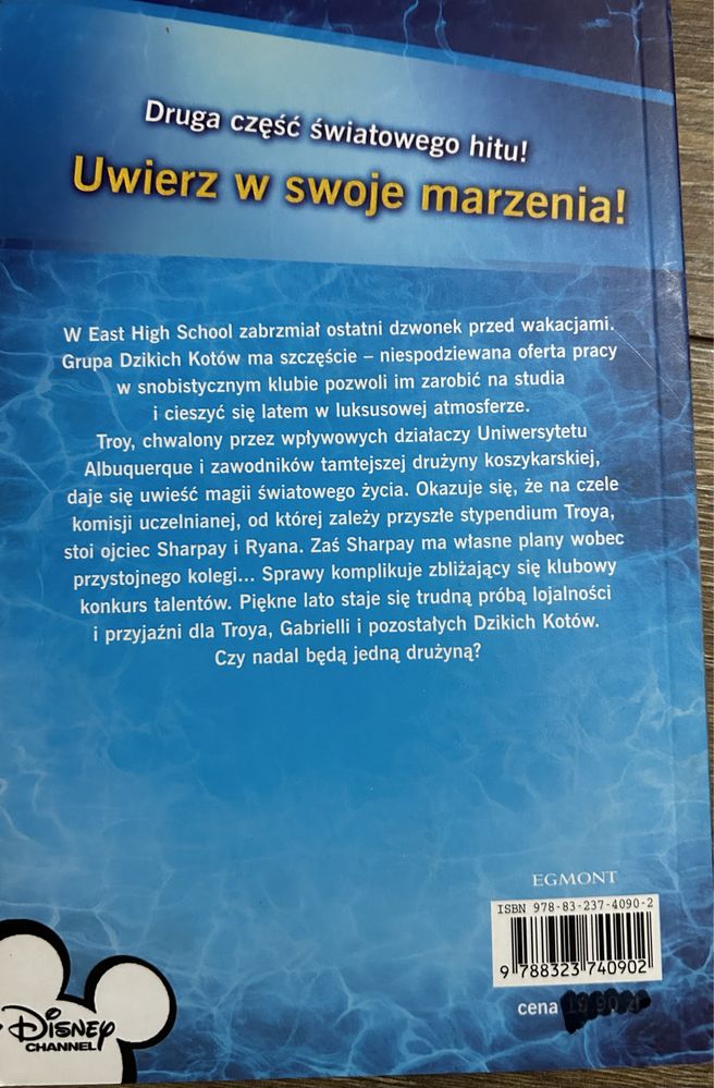 Książka High school musical 2