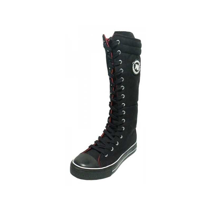 Mega Wysokie Trampki Przed Kolano Emo Gothic Rock Metal Punk 38