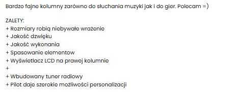 Głośniki stereo SVEN MC-20