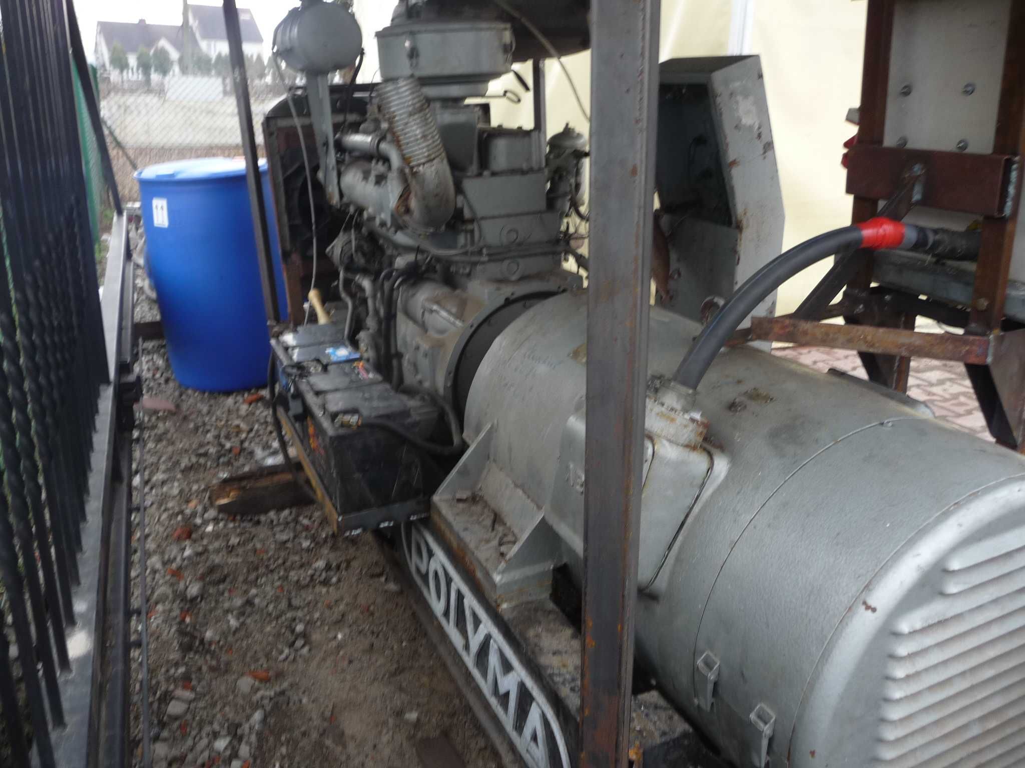agregat pradotworczy generator pradu Mercedes 6p Aeg 75kw diesel olej