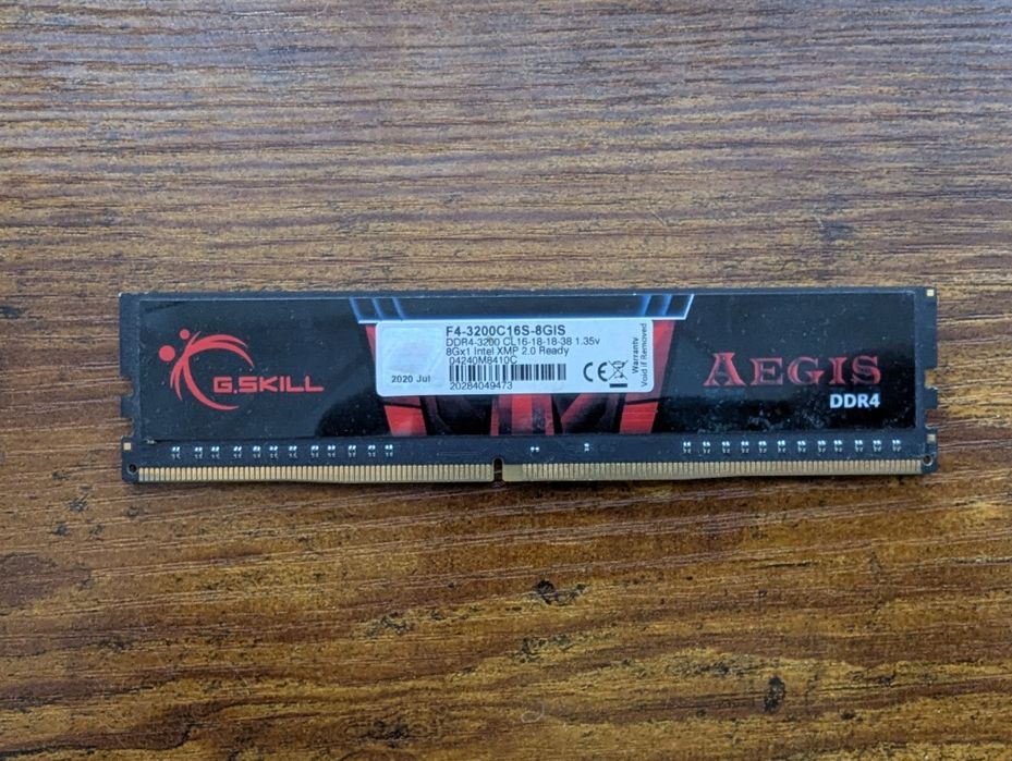 Pamięć RAM G.SKILL Aegis DDR4 8GB 3200Mhz