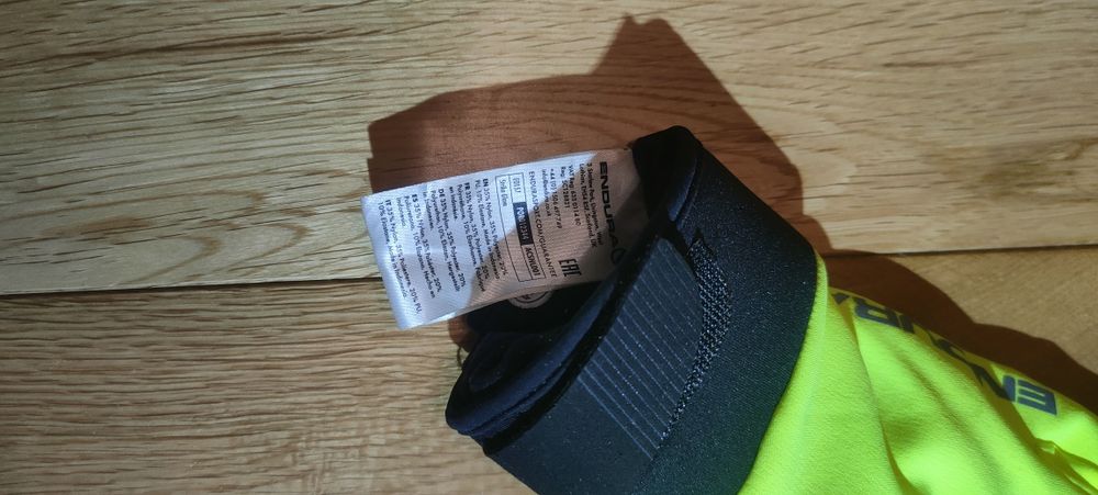 Rękawiczki Endura Strike S jesień/zima wodoodporne JAK NOWE