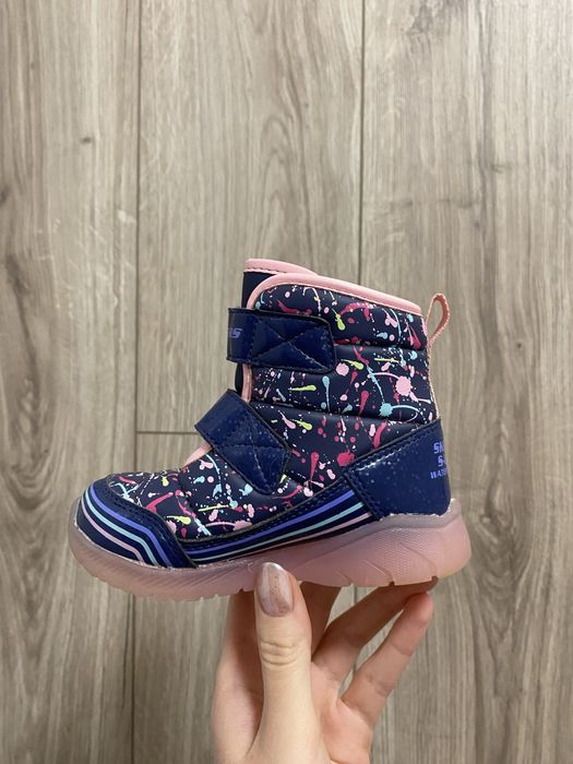Зимові чобітки SKECHERS S-lights water repellent 22 розмір