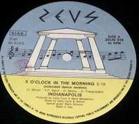 Italo Disco Indianapolis 5 O'Clock In The Morning