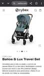 Carrinho Cybex Balios S Lux + Ovinho