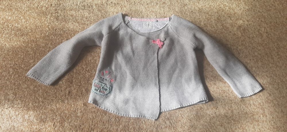 Sweter dziewczęcy zapinany na kopertę 68 Cool Club