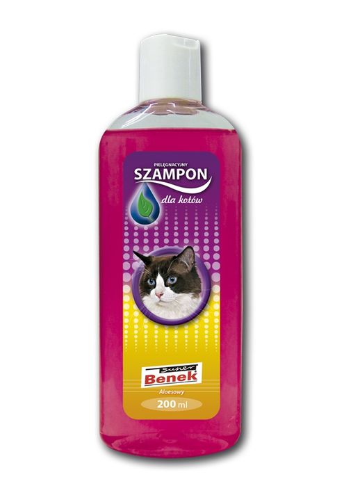Szampon Aloesowy Pielęgnacyjny dla kotów Super Benek 200ML