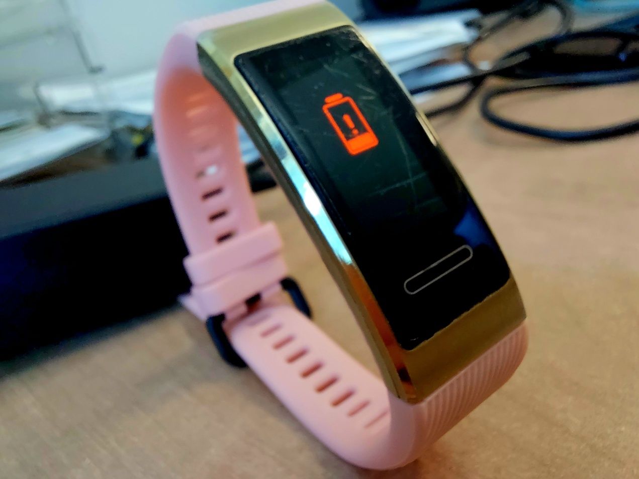 Smartband Huawei Band 3 pro złoty