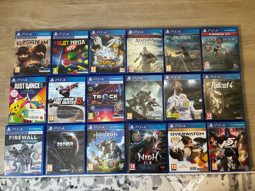 Vendo 18 jogos PS4