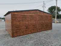 Garaż blaszany Hala Wiata Magazyn Garaże 6x4 6x5 6x6 8x6 DREWNOPODOBNY