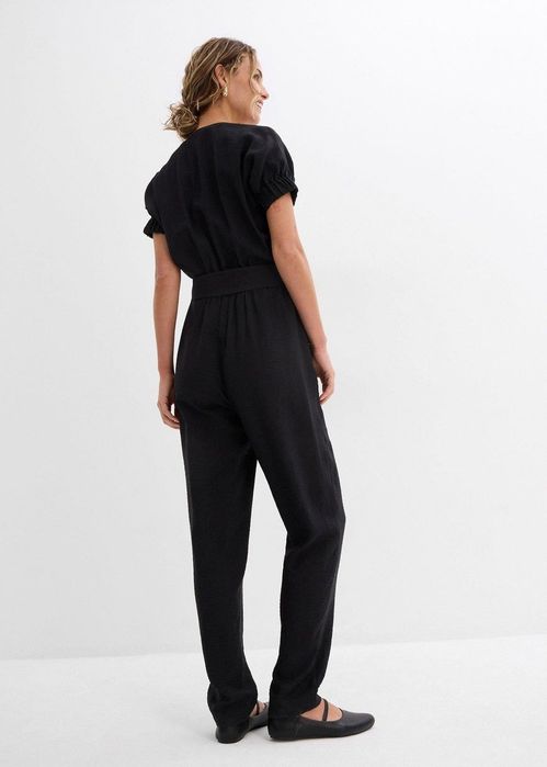 B.P.C kombinezon czarny modny z wiskozy 38.