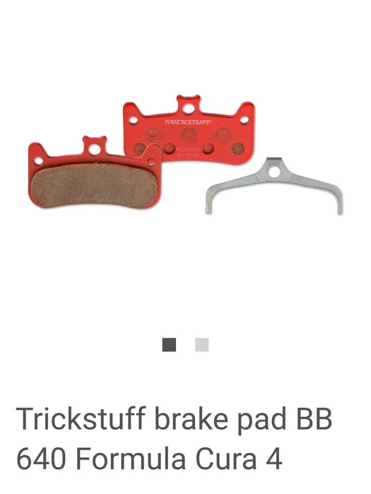 колодки  для  Formula Cura 4 Trickstuff BB 640 Power