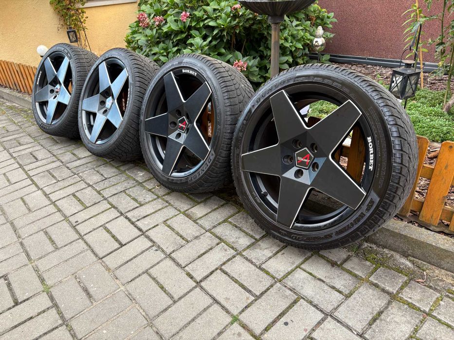 BORBET A Koła Alufelgi 5x112 Golf Leon Octavia Caddy Touran TT 18 cali