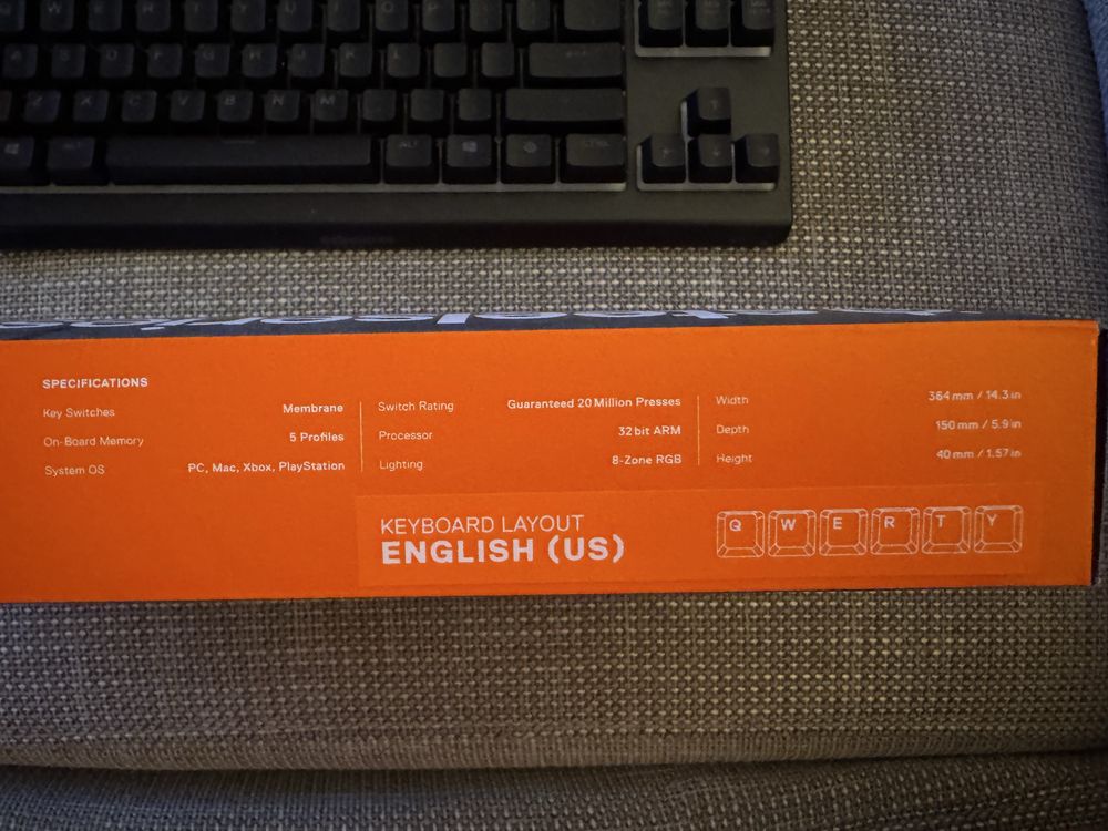 Steelseries klawiatura Apex 3 Tkl