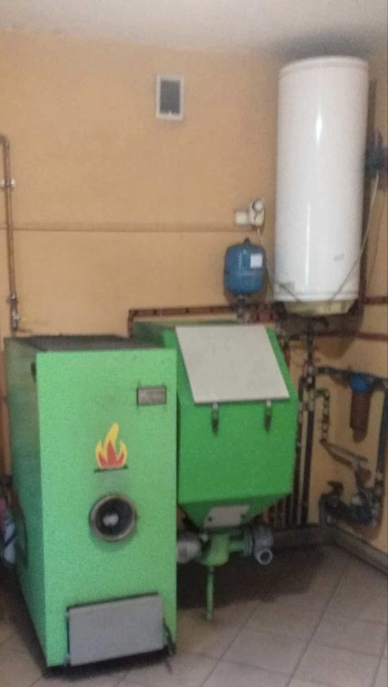 Piec ekogorszek HEF + bojler 100l