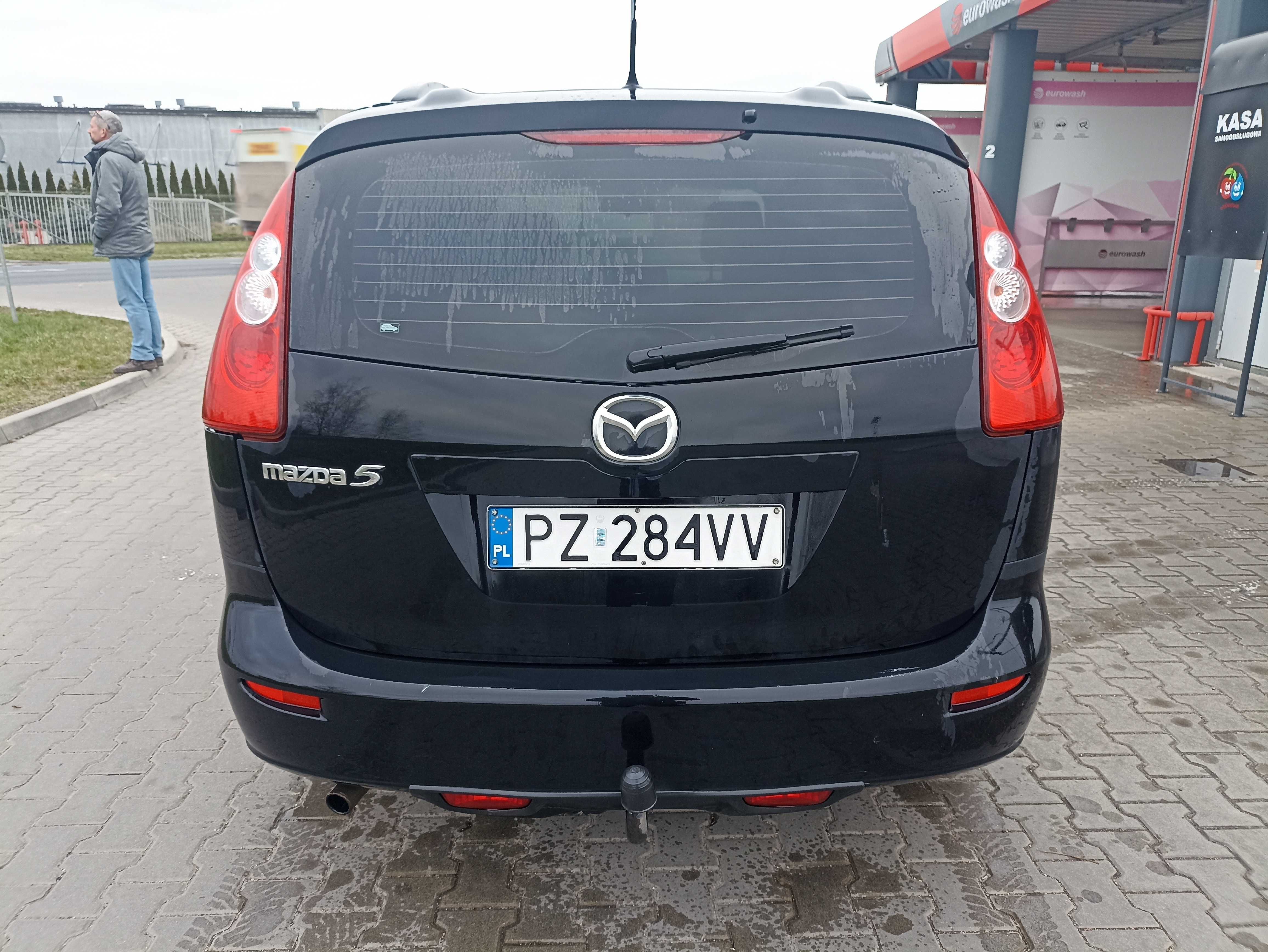 Mazda 5 2007rok, 1.8 benzyna, 194 tyś, el szyby, podgrzewane fotele