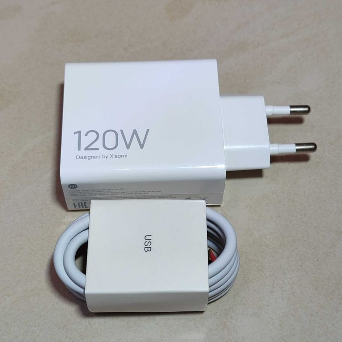 Турбо зарядка Xiaomi 120W + кабель MDY-14-EЕ 67w, 33w Ксіомі, Ксяоми