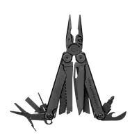 Мультитул LEATHERMAN WAVE PLUS BLACK, Чохол Molle. Без коробки