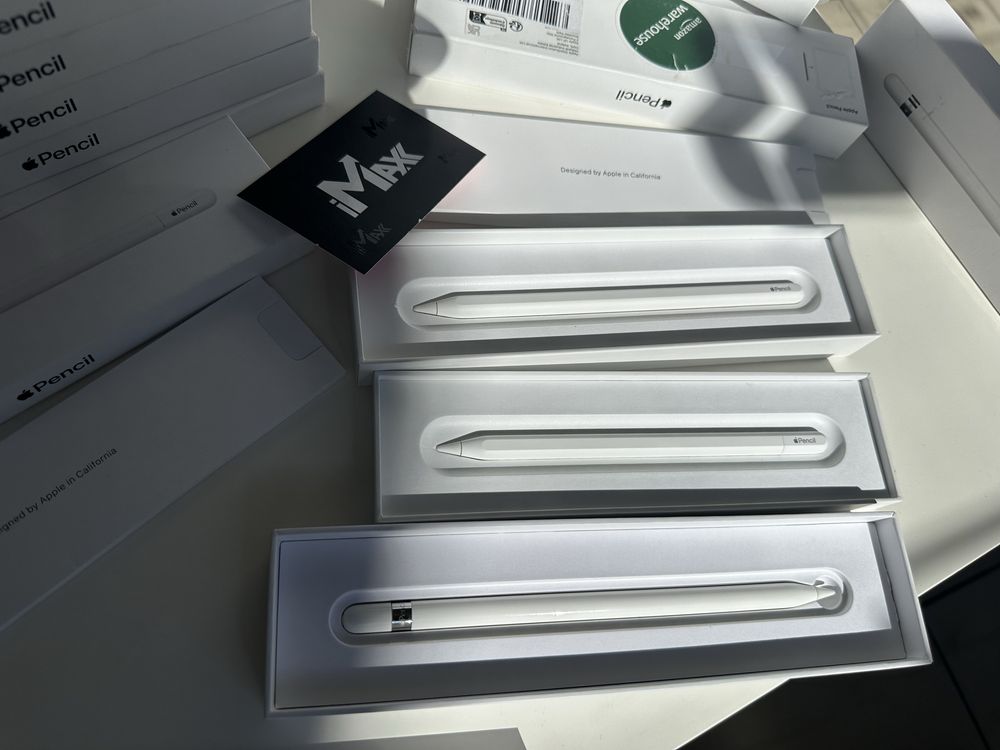 Apple Pencil 1, 2, USB-C Оригинальні Open Box Роспаковані MUWA3, MU8F2