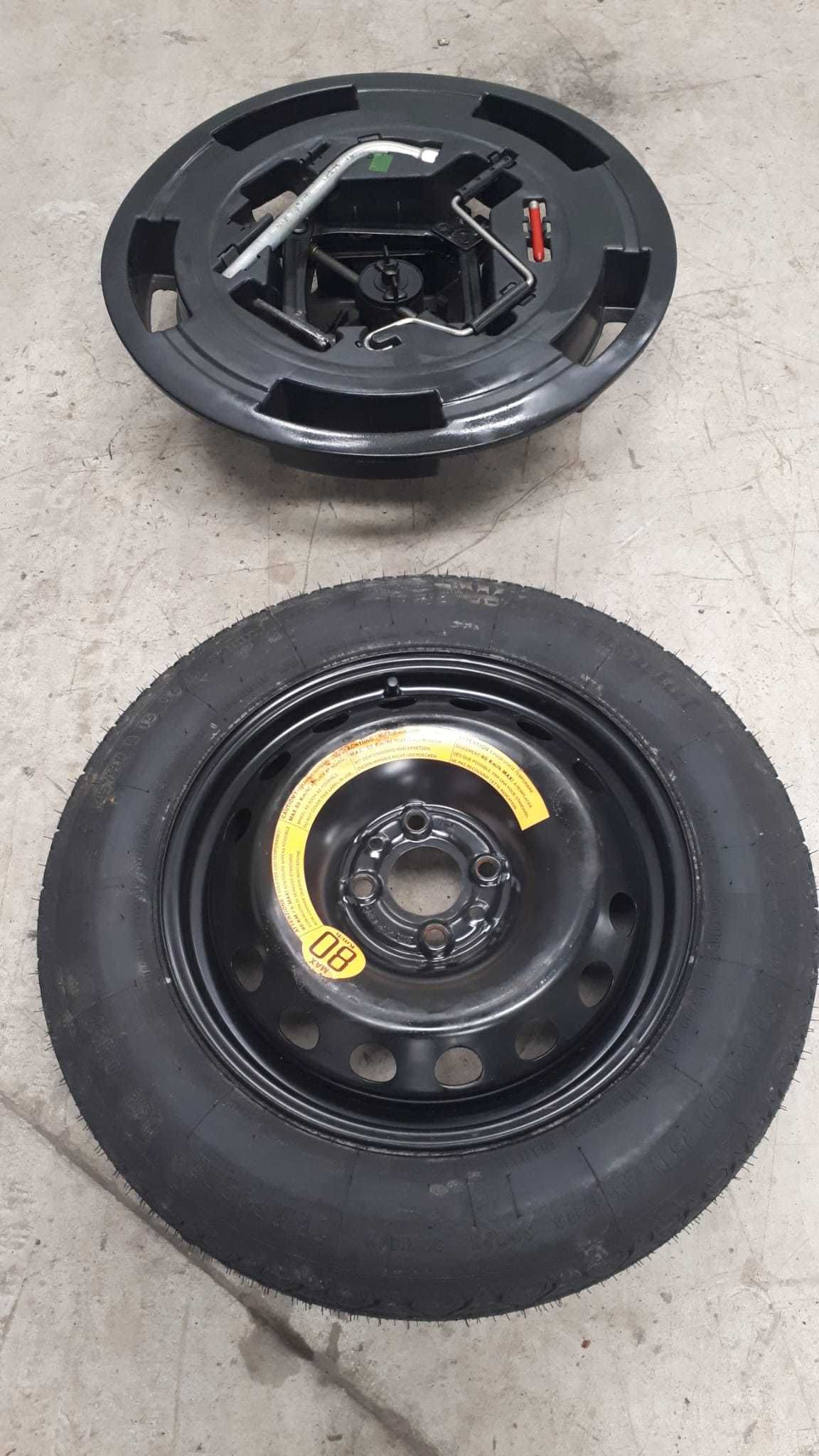 Koło Dojazdowe Dojazdówka Lewarek Klucze Komplet Fiat Stilo 125/90R15