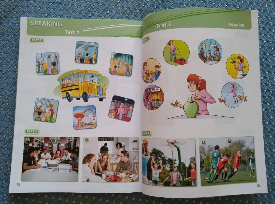"PET for Schools: Practice Tests. Student's Book" - Como NOVO!