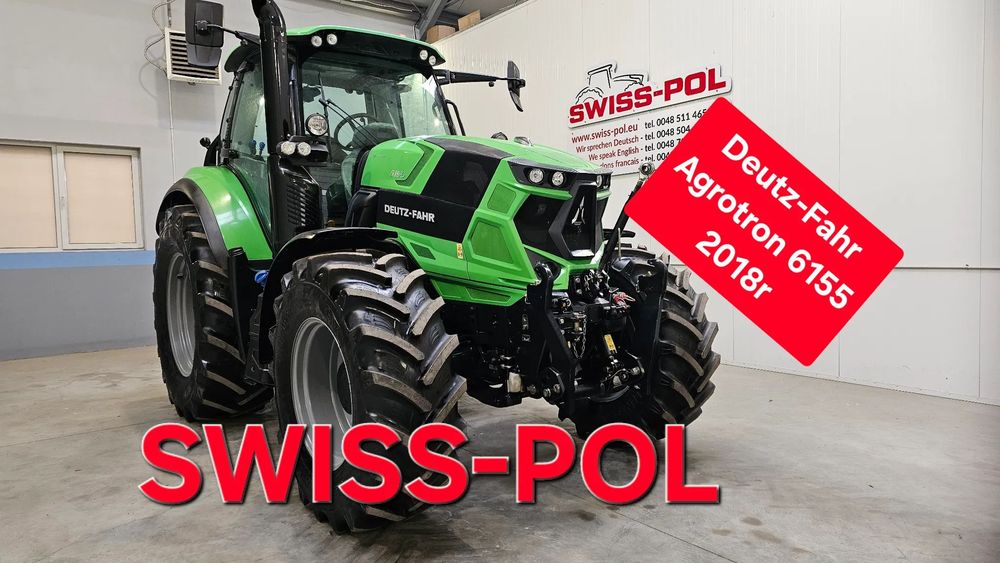 Deutz-Fahr AGROTRON 6155  Bardzo Ładny Stan Agrotron 6120P M430 k420 P6150.4 TTV M600 C-Shift Agrotron 6155.4, 6165.4,  Posiadamy Transport Arion 640 Maxxum Puma T6.120 6930 Premium 6130r.
