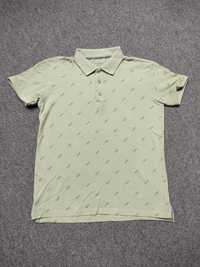 Oliwkowa koszulka polo Reserved 152