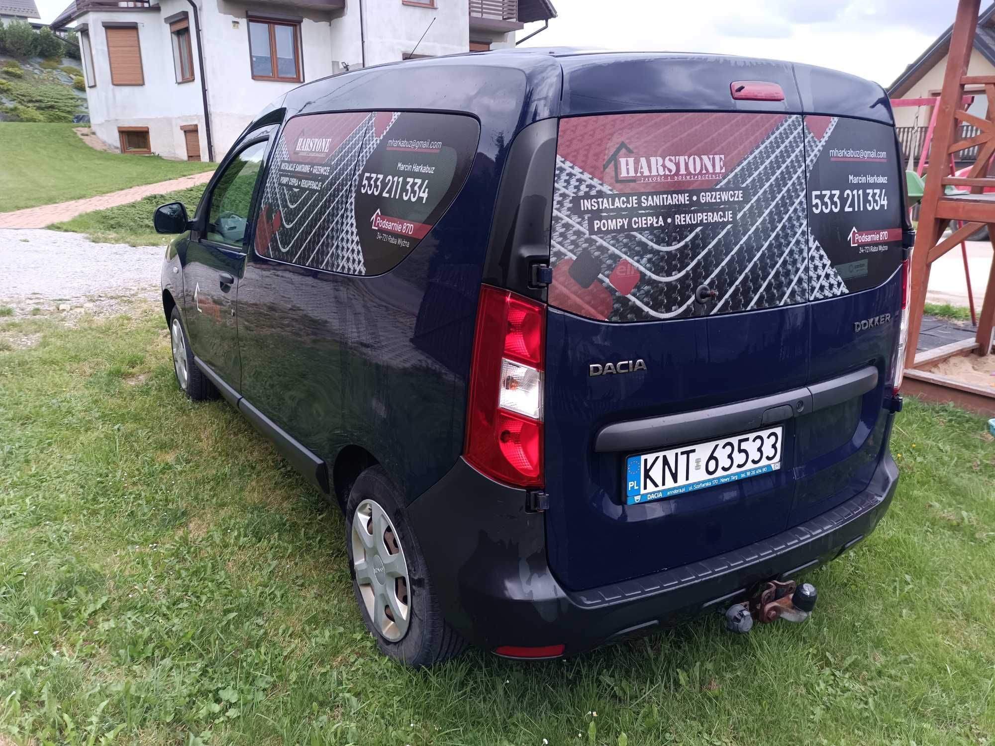 DACIA DOKKER 2017r 1,6l 102KM LPG bezwypadkowy, pierwszy właściciel