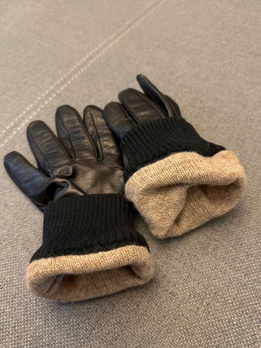 Howard London ELLA rękawiczki skórzane z wełnianą podszewką ściągacz