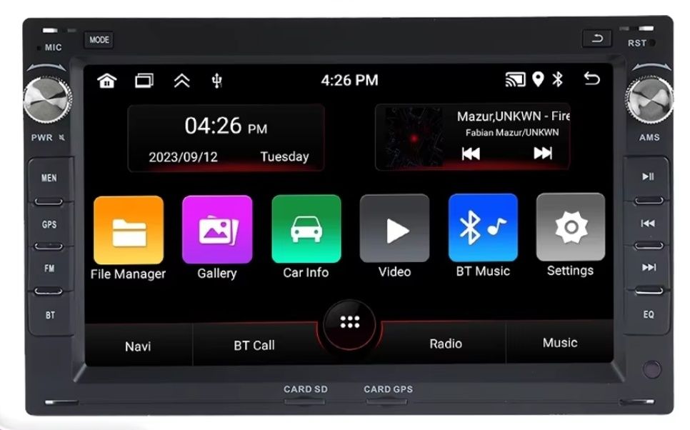 Магнітофон Passat 5 b5 golf 4 t5 bora jetta  магнитола андроид android