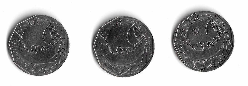 3 Moedas de 50$00