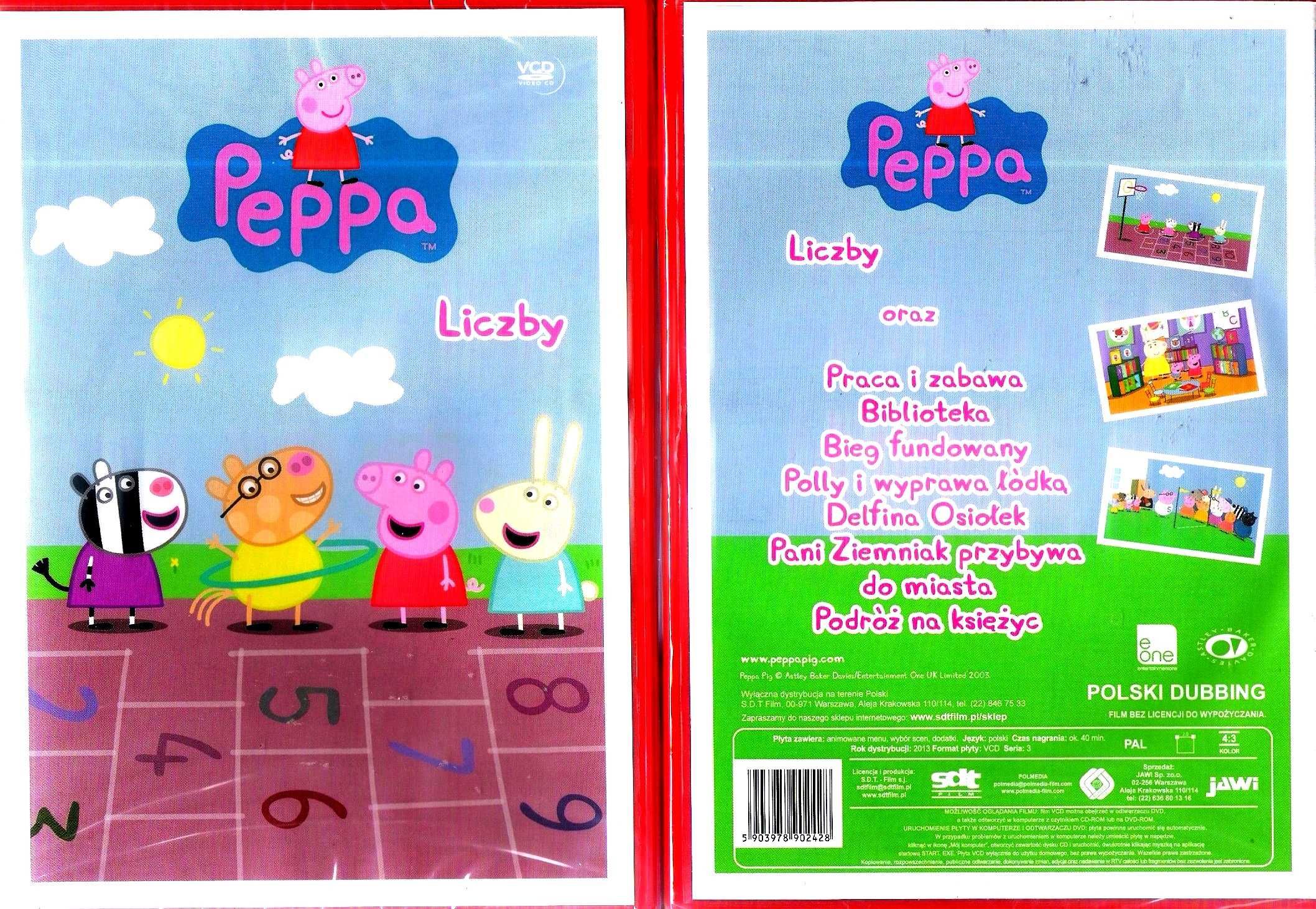Ulubiona bajka dzieci - Świnka Peppa ** LICZBY ** Nowa w folii