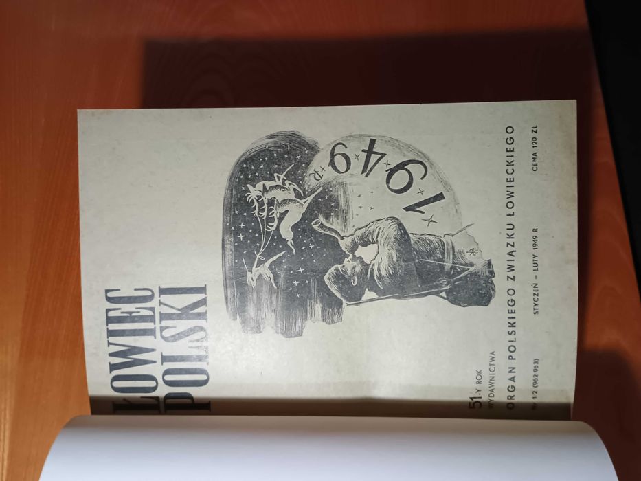 Łowiec Polski roczniki 1949-50 oprawa