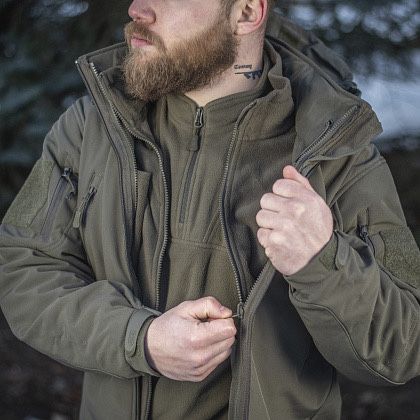 M-Tac куртка Soft Shell з флісовою  підстібкою Olive (Багато розмірів)