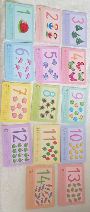 Pisanie zmazywanie cyferki