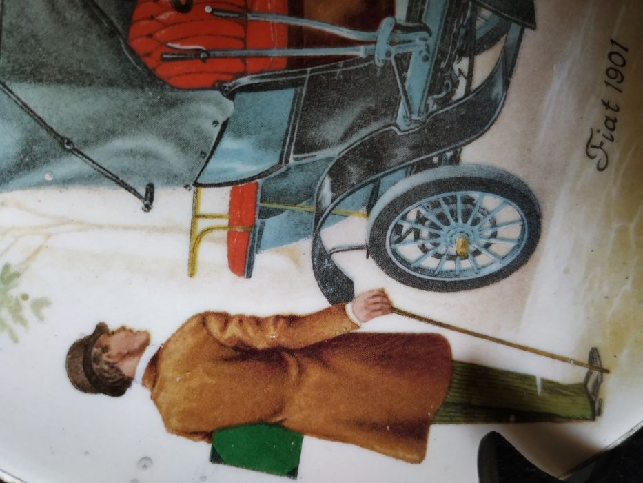 Fiat 1901 Prato pintado à mão