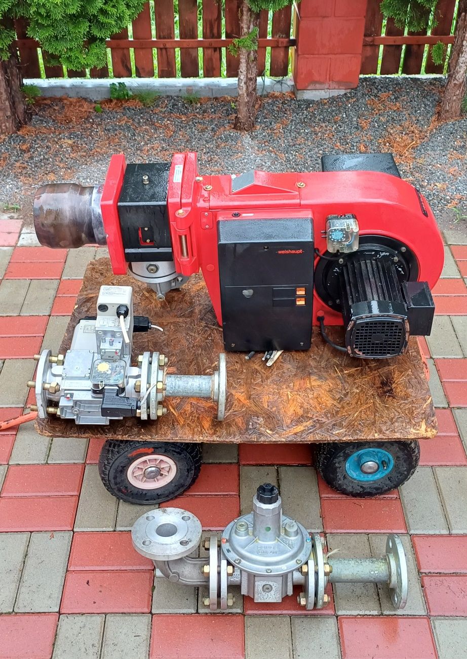 Palnik gazowy Weishaupt G3/1-E ZD 90–630 kW + DUNGS DMV-D 5040/11  gaz