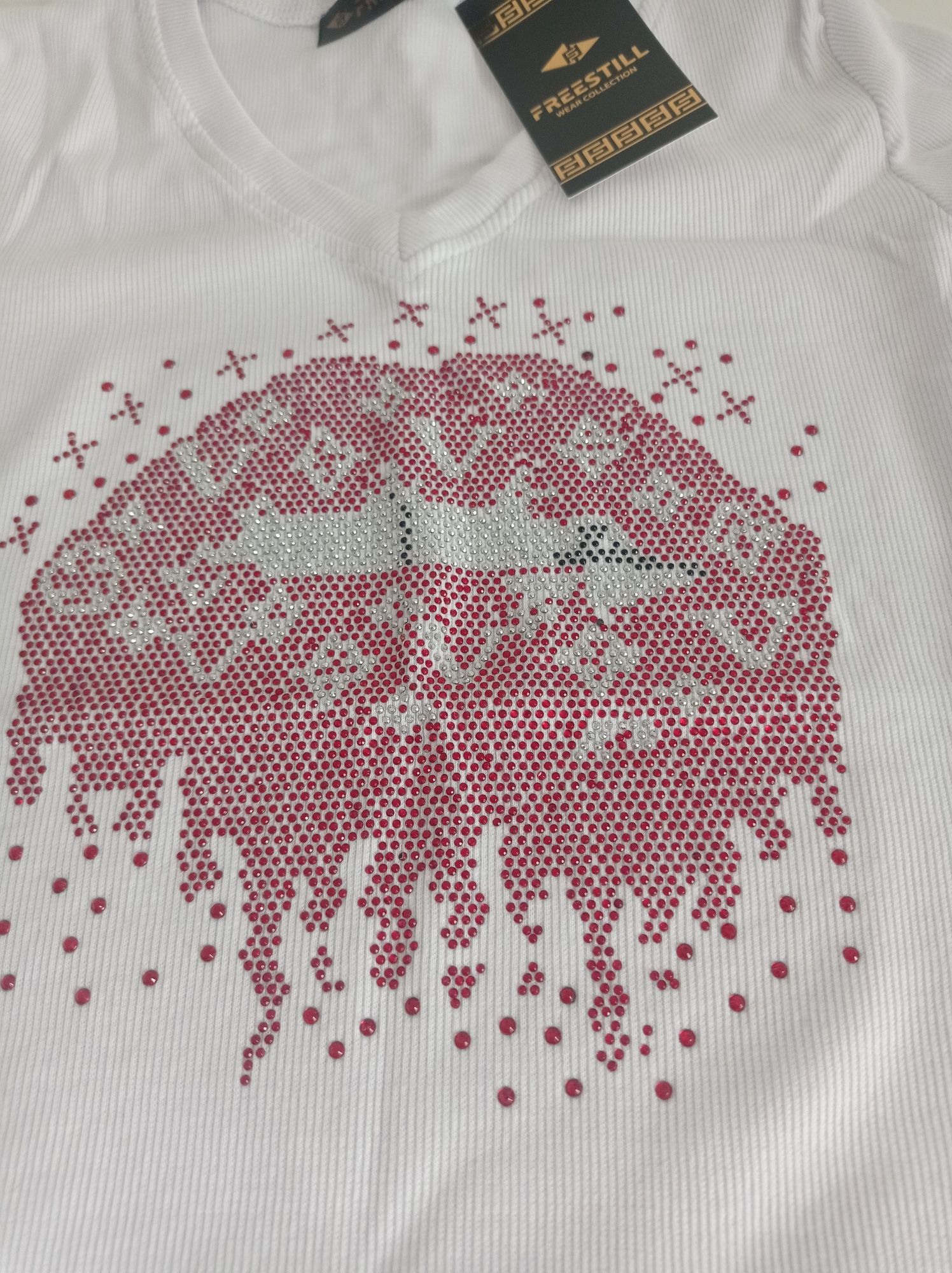 Koszulka damska z cyrkoniami roz S/M