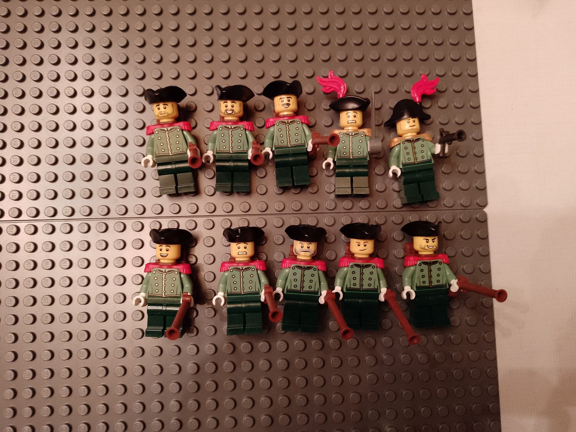 Lego pirates gwardzista/żołnierz 10 szt