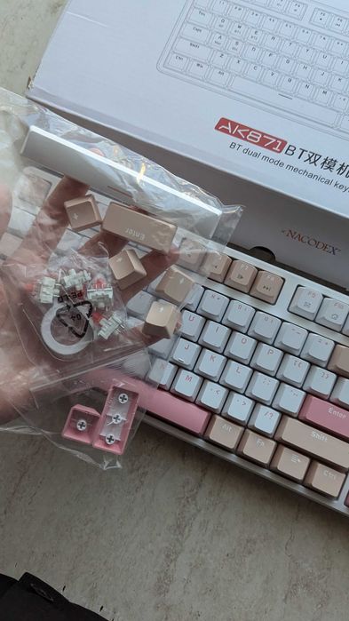Ajazz ak871 klawiatura mechaniczna