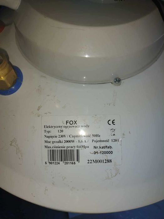 Galmet ogrzewacz Wody FOX 120 L