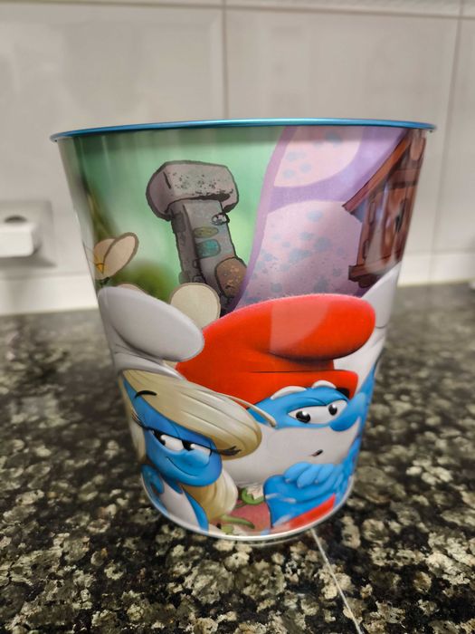 Balde de Pipocas SMURFS