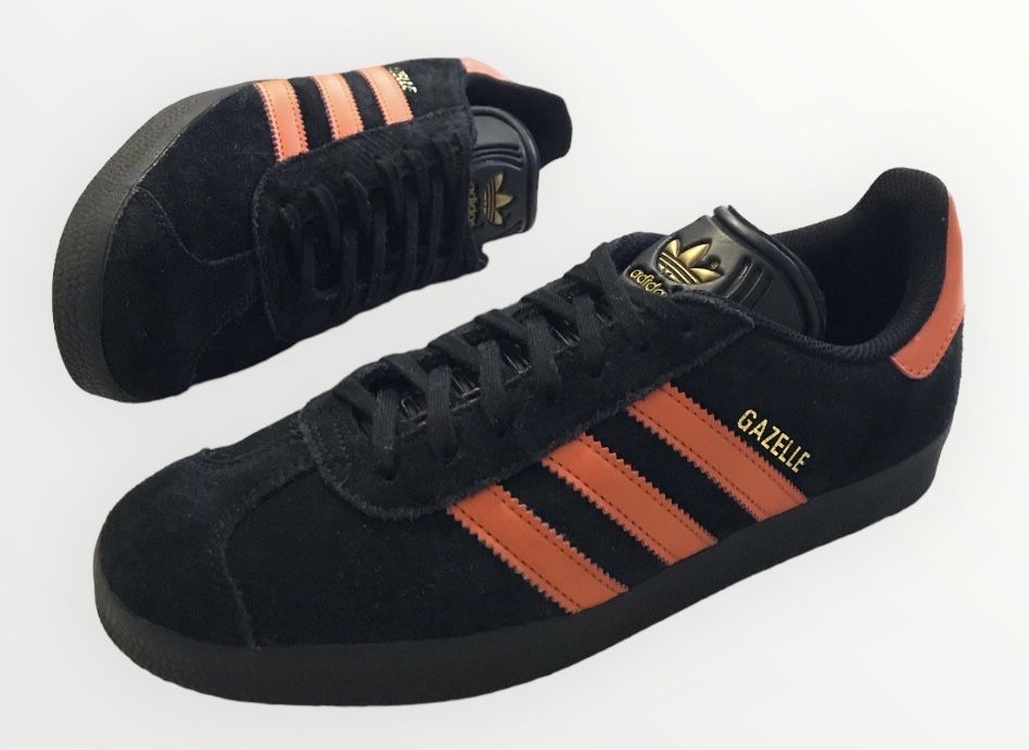 Кросівки Adidas gazelle black orange