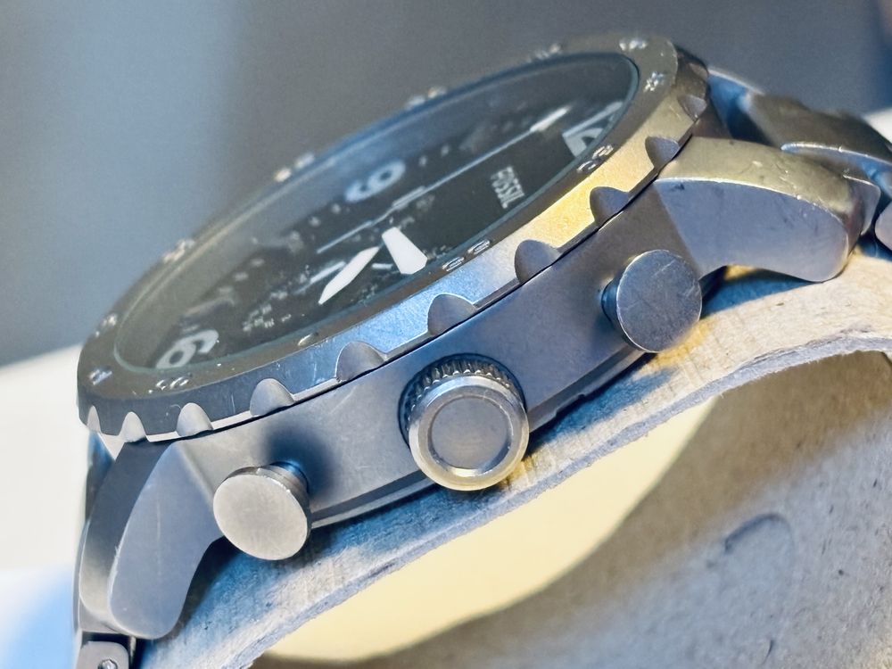 Zegarek męski Fossil Nate tytanowy model Ti1004 chronograph