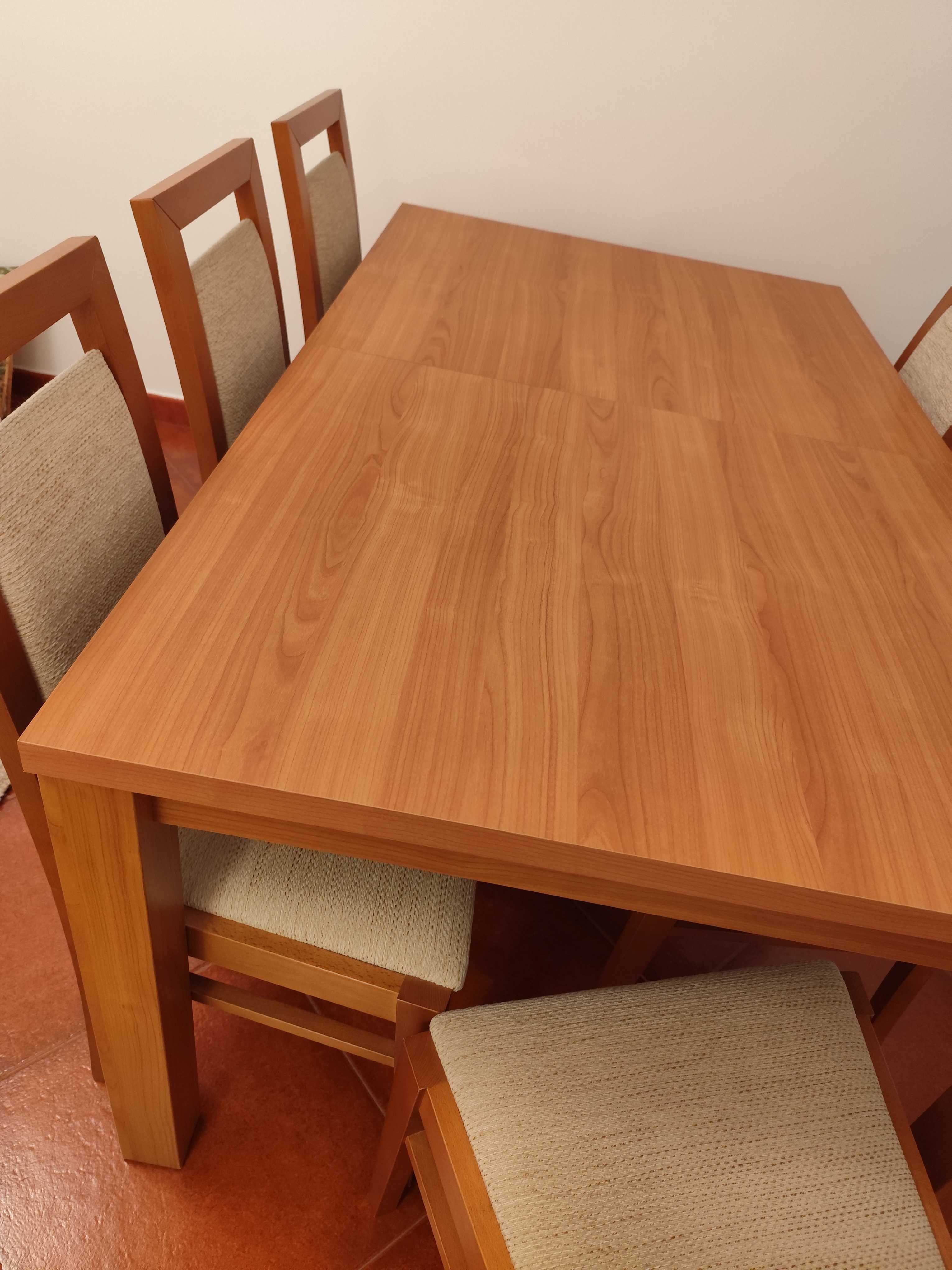 Mesa de jantar + 6 cadeiras