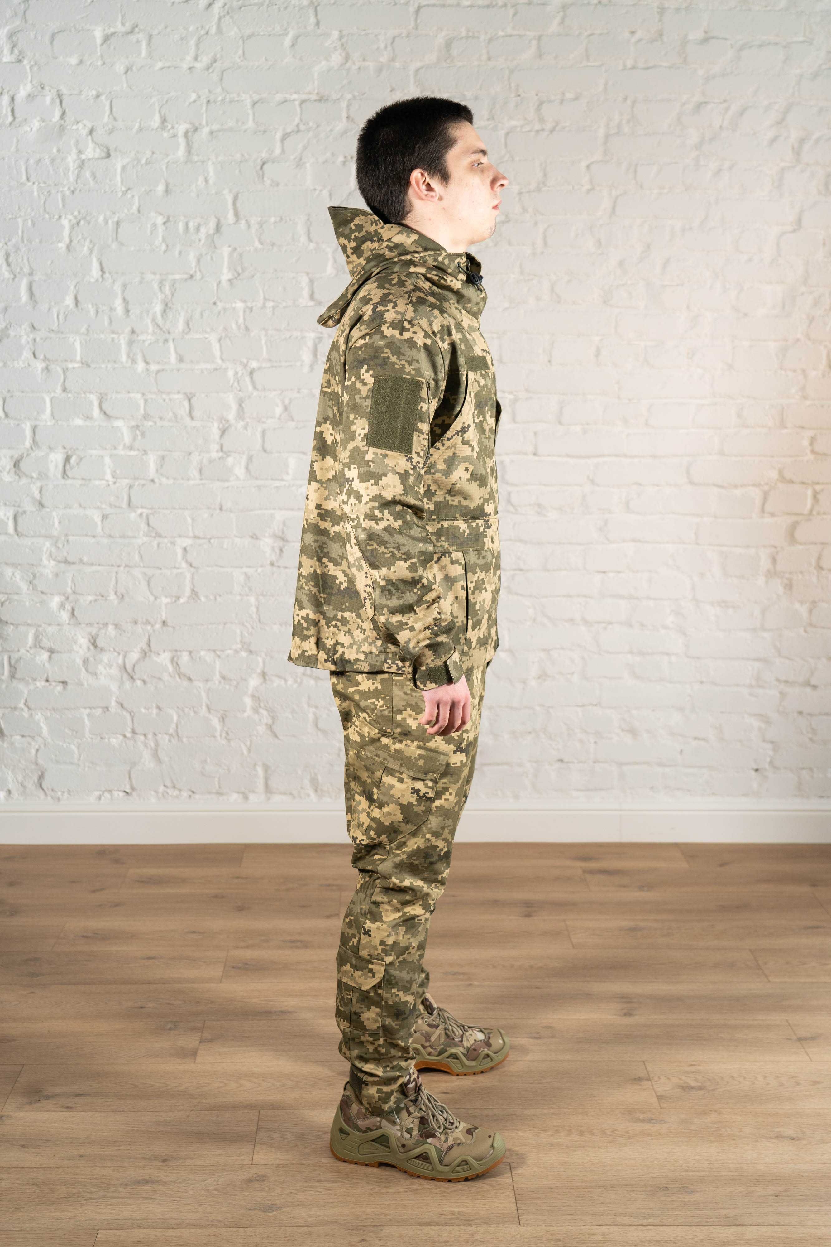 Комплект формы пиксель военный рипстоп костюм камуфляж мм14 армейский