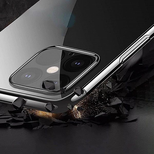 Clear Color case żelowy pokrowiec etui z metaliczną ramką iPhone 13 mi