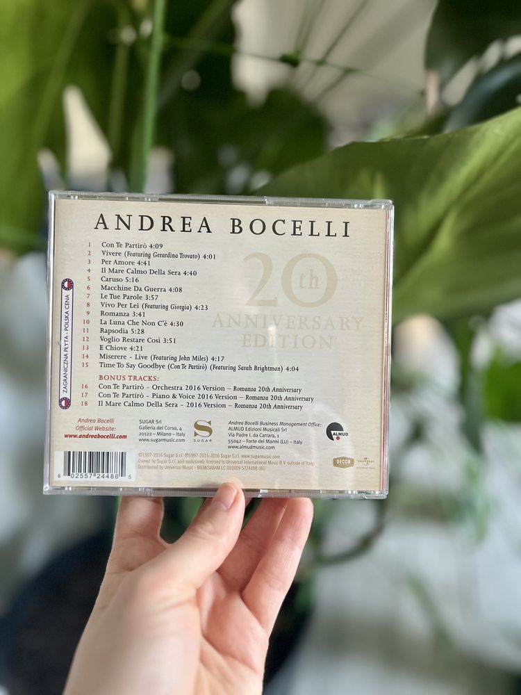 Romanza, Andrea Bocelli